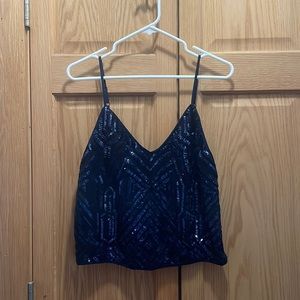 Sequin tank top
